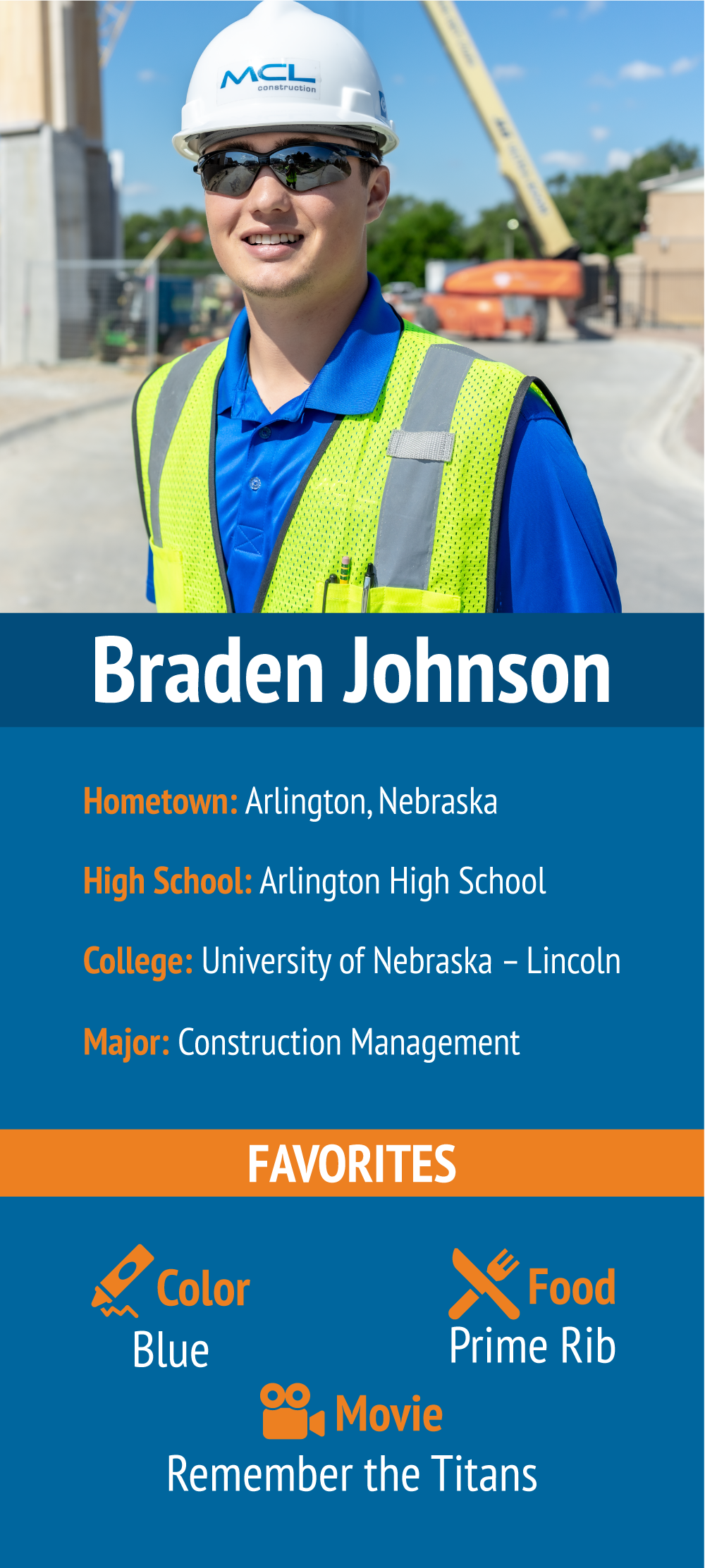 Braden Johnson MCL Construction
